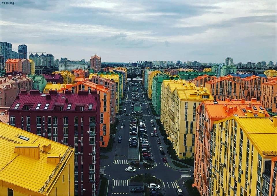 Comfort Town in Kyiv, Ukraine Is Different from the Rest of the City