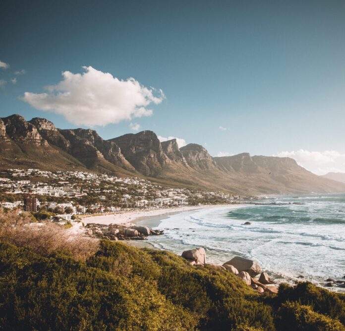 Camps Bay near Cape Town in South Africa