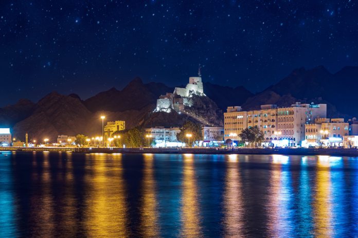 Oman city lights