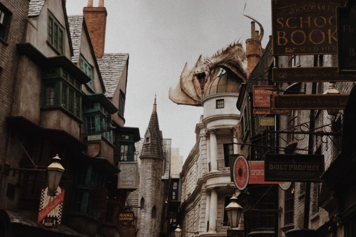 Harry Potter world in Orlando