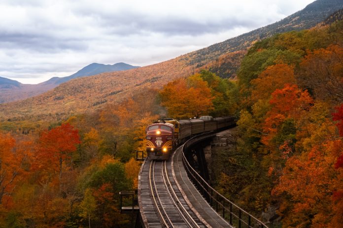 A train in New Hampshire