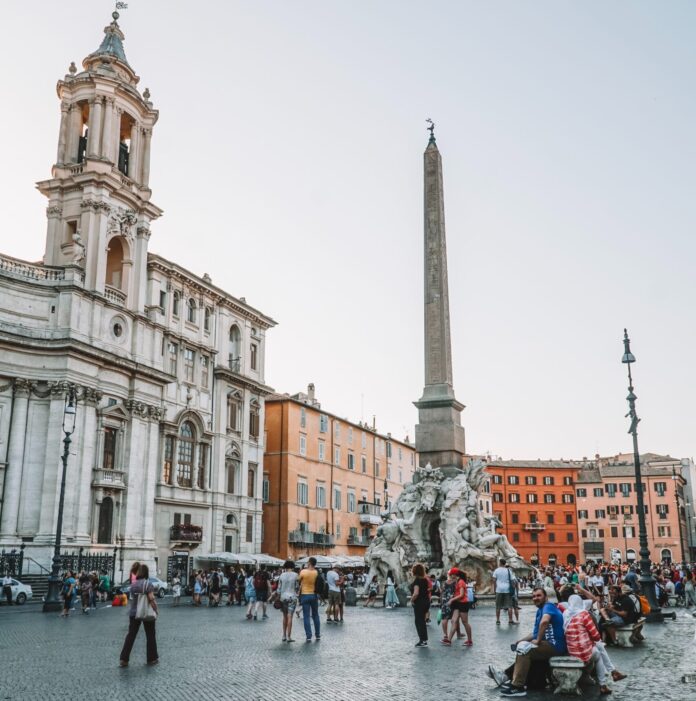 Piazza Navona in Rome, Italy