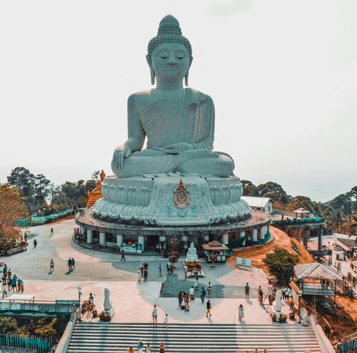 Big Buddha Phuket, ยอดเขานาคเกิด Karon, Mueang Phuket District, Phuket, Thailand