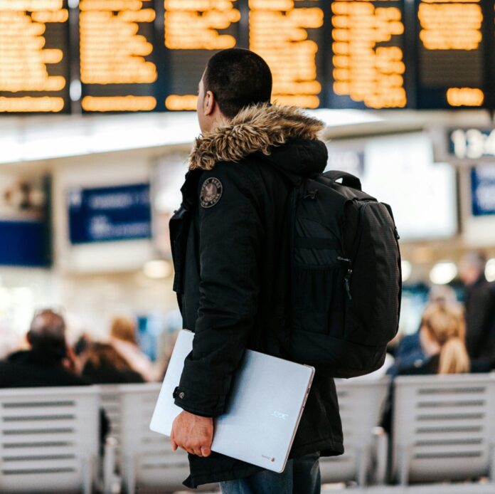 Man in the airport
